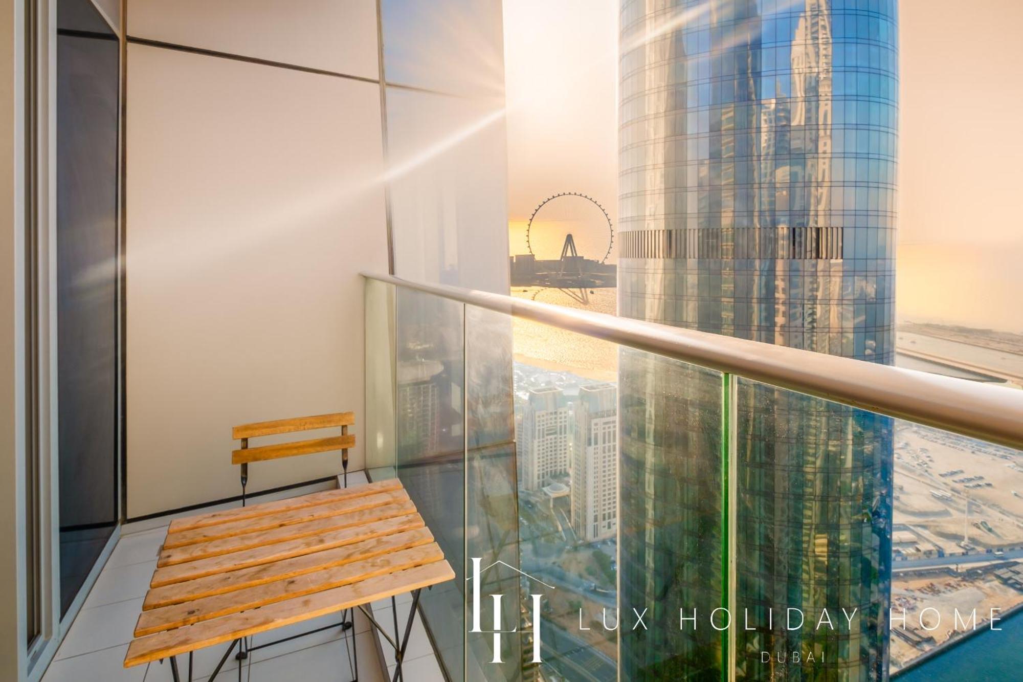 LUX - Lavish Suite with Full Palm Jumeirah View 1 Dubai Exterior foto