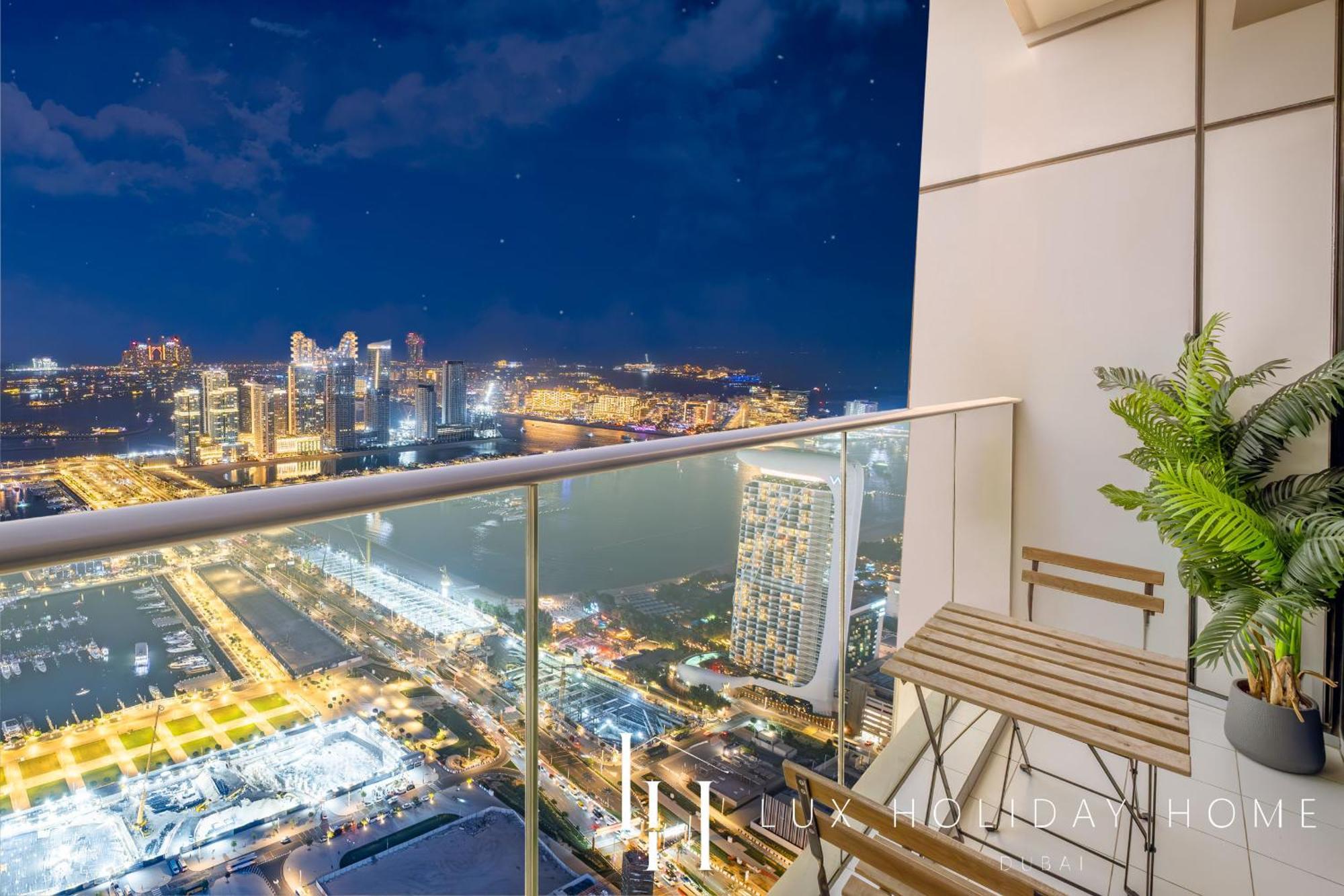 LUX - Lavish Suite with Full Palm Jumeirah View 1 Dubai Exterior foto