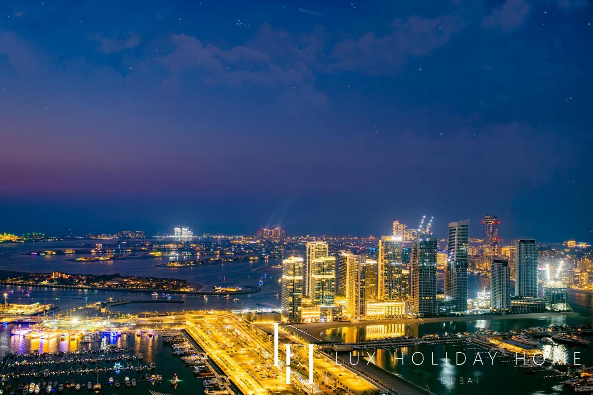 LUX - Lavish Suite with Full Palm Jumeirah View 1 Dubai Exterior foto