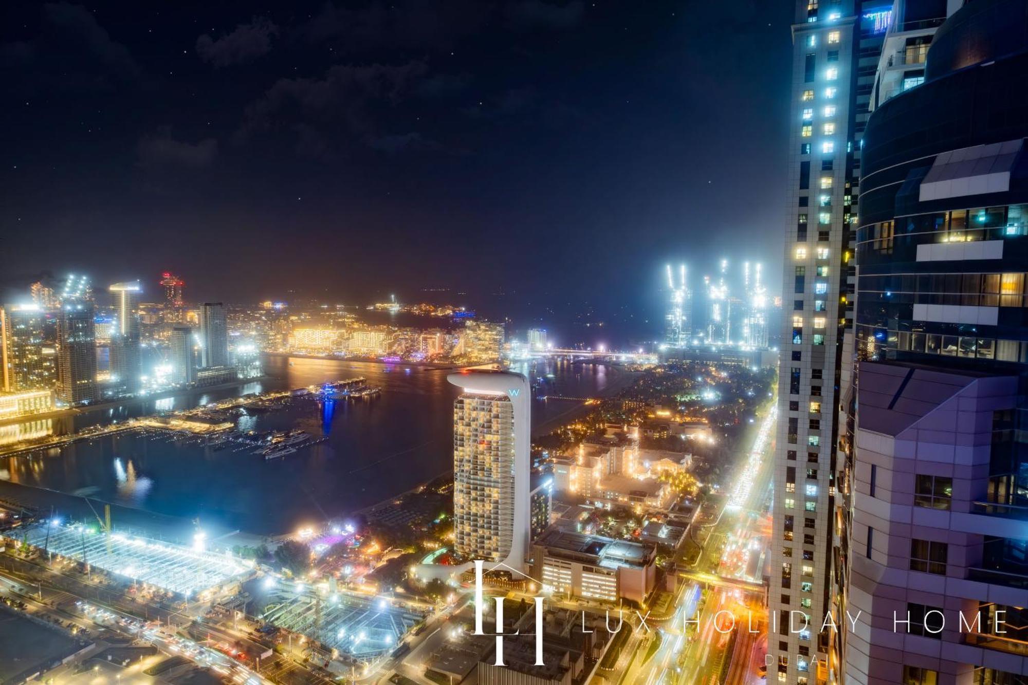 LUX - Lavish Suite with Full Palm Jumeirah View 1 Dubai Exterior foto