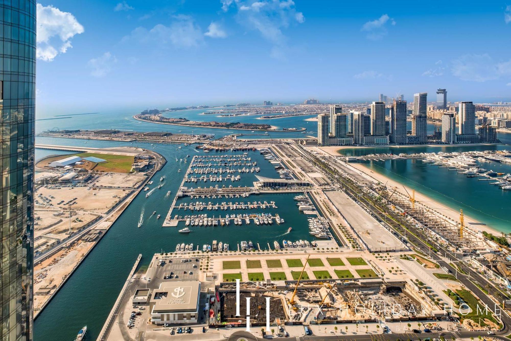 LUX - Lavish Suite with Full Palm Jumeirah View 1 Dubai Exterior foto