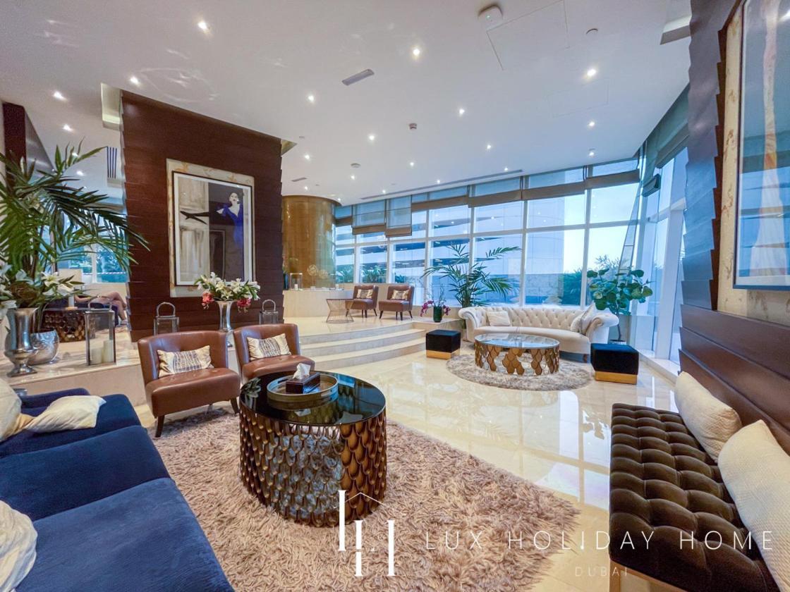 LUX - Lavish Suite with Full Palm Jumeirah View 1 Dubai Exterior foto
