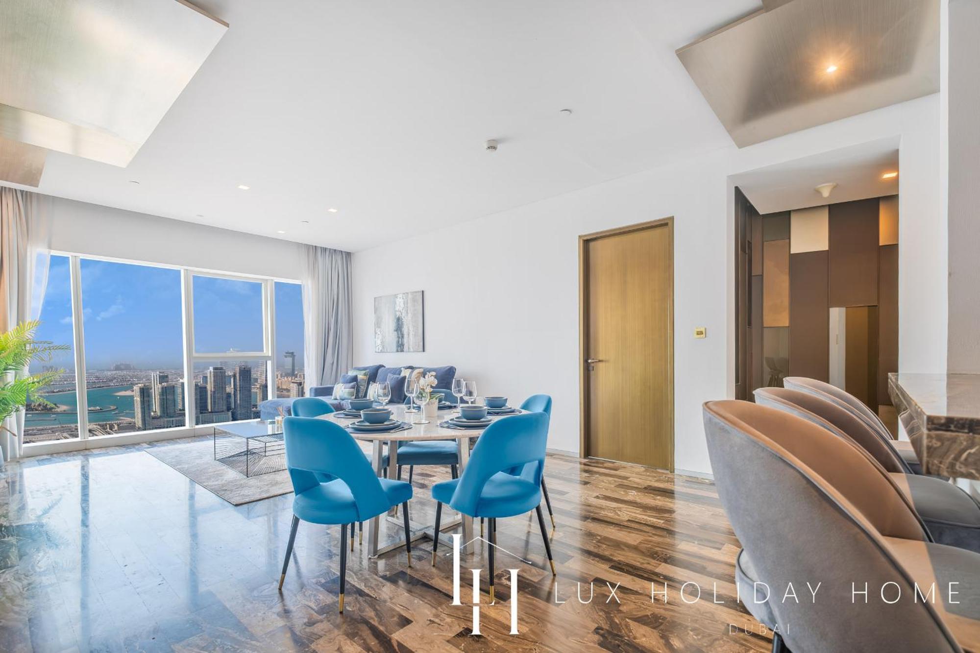 LUX - Lavish Suite with Full Palm Jumeirah View 1 Dubai Exterior foto